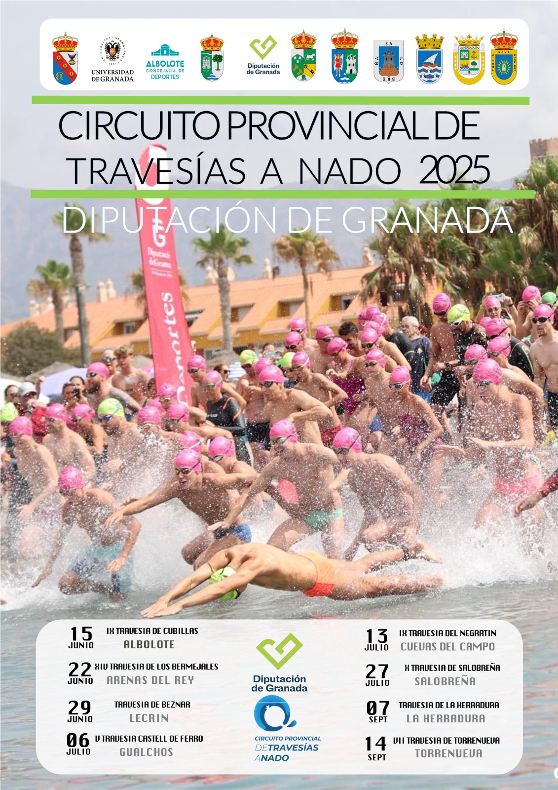 CIRCUITO DE TRAVESÍAS A NADO 2025 - DIPUTACIÓN DE GRANADA